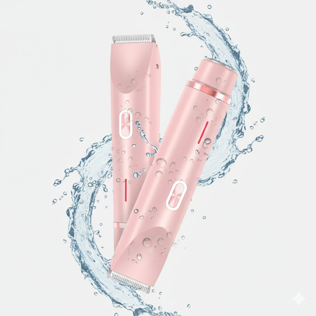 2-in-1 Painless Bikini Hair Trimmer