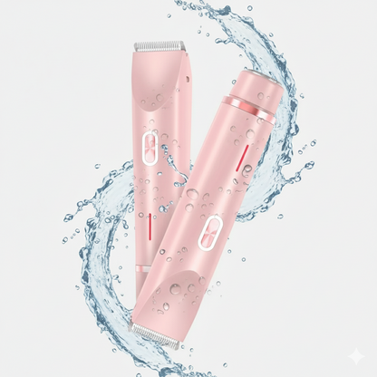 2-in-1 Painless Bikini Hair Trimmer