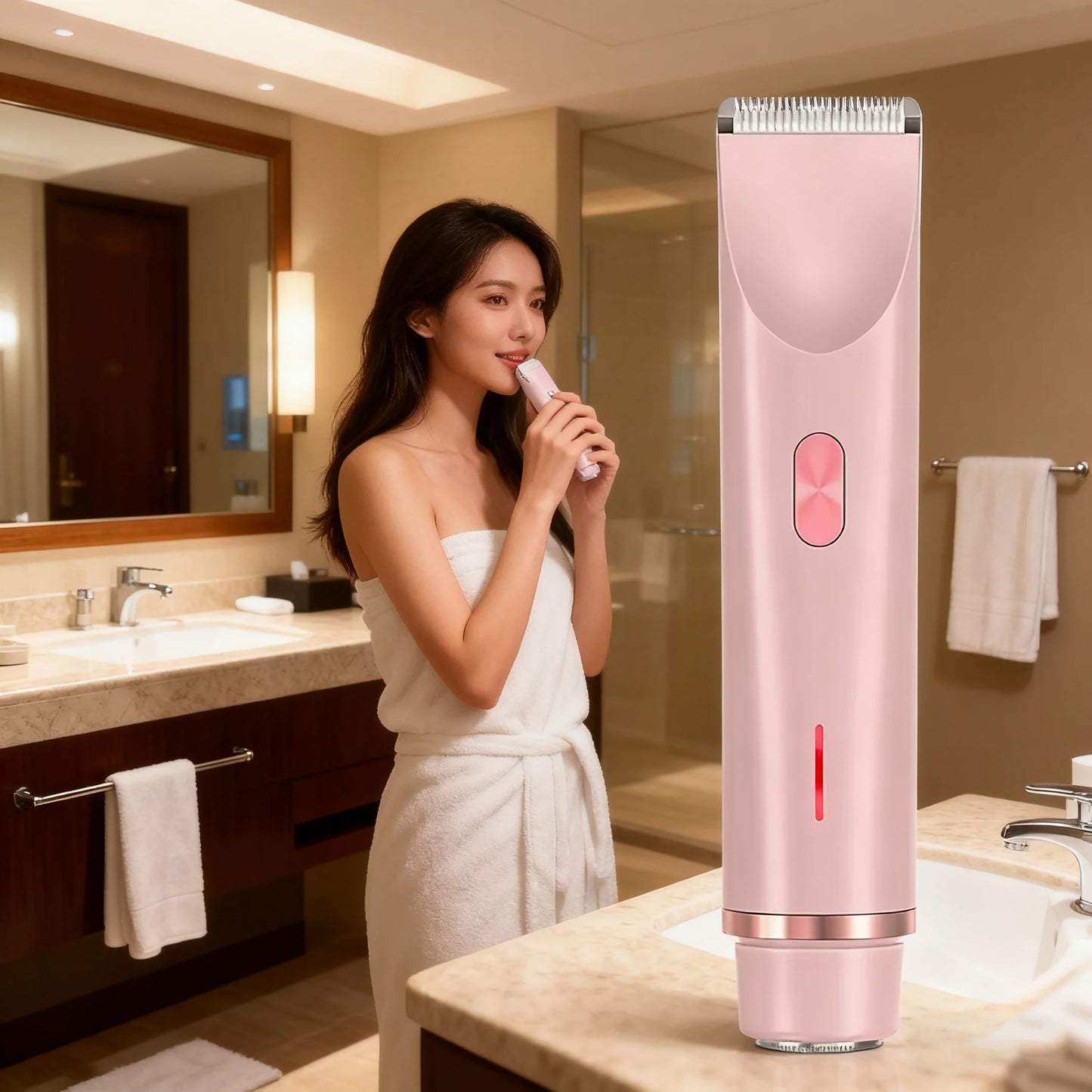 2-in-1 Painless Bikini Hair Trimmer